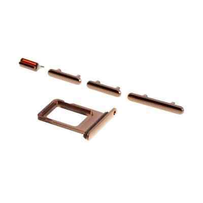 Sim Tray with Side Buttons for iPhone 11 Pro - Gold