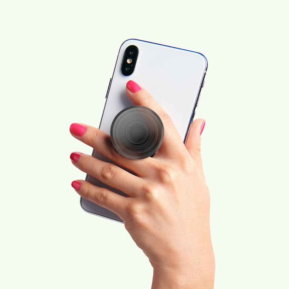 Popsockets PopGrip (Gen2) - Translucent Black Smoke