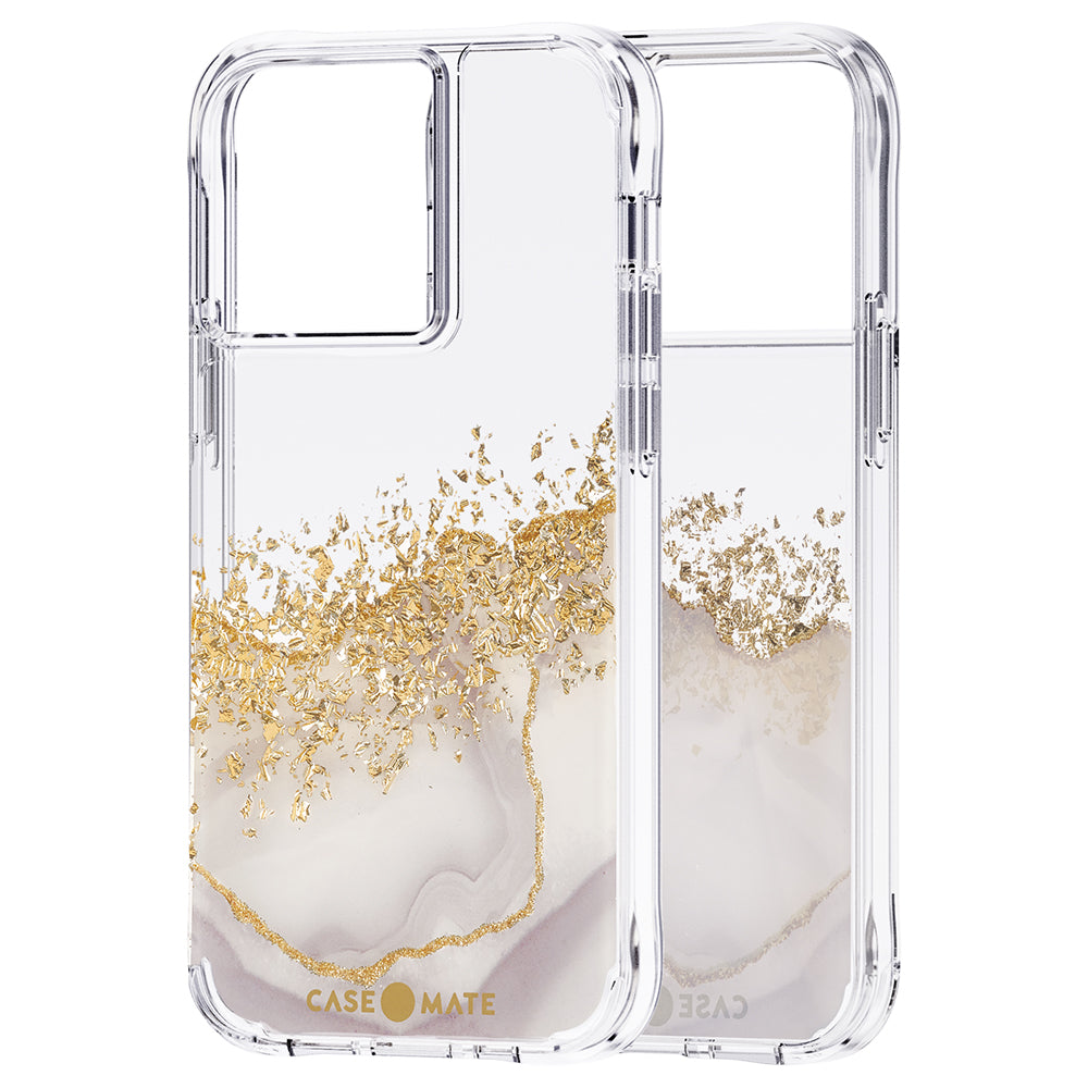 Case-Mate Karat Marble Case Antimicrobial - For iPhone 13 Pro (6.1" Pro)