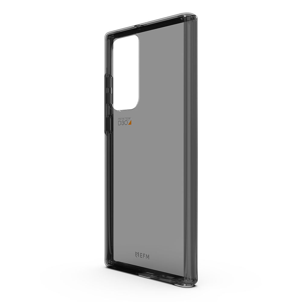 EFM Alta Case Armour with D3O Crystalex - For Samsung Galaxy S22 Ultra (6.8) - Smoke Black