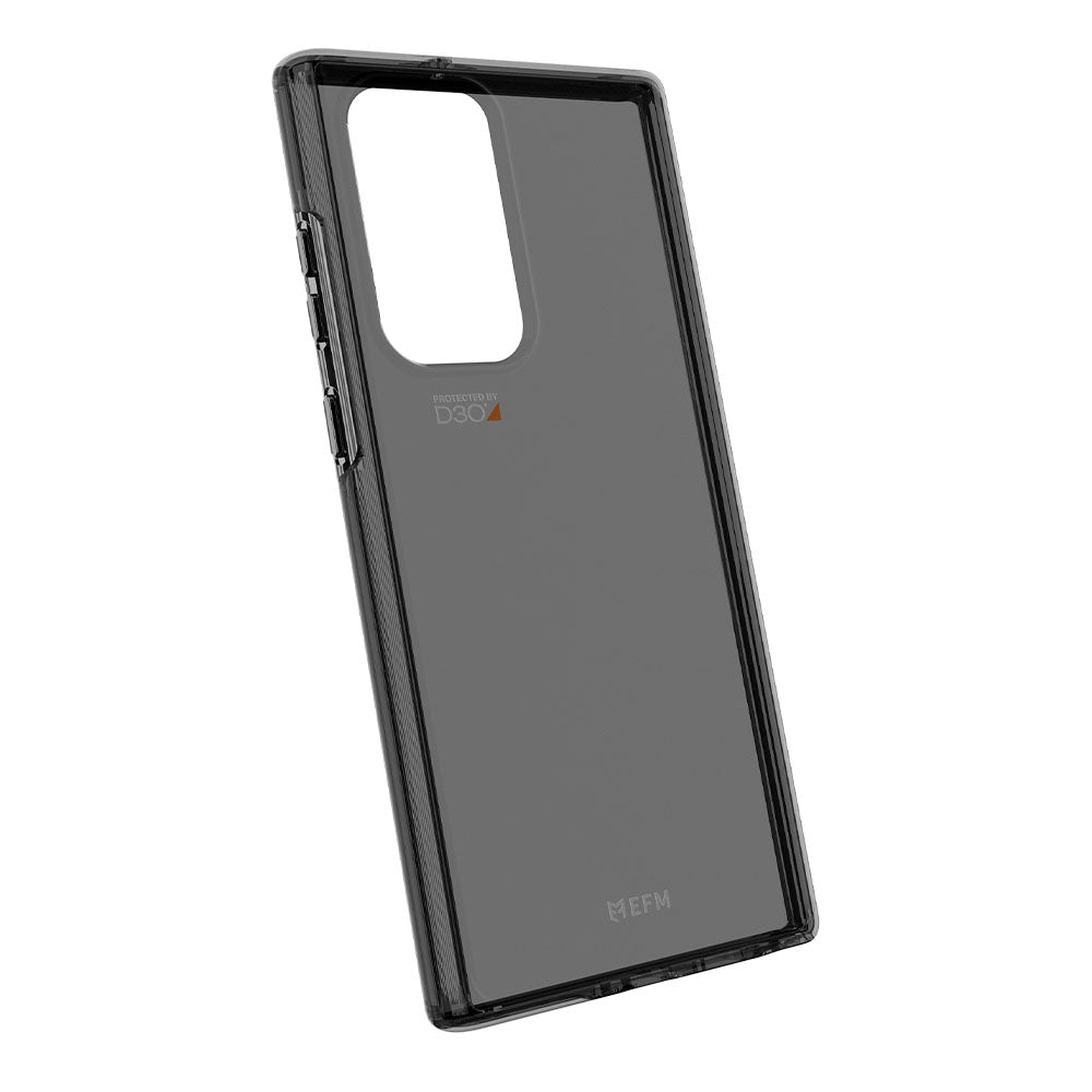 EFM Alta Case Armour with D3O Crystalex - For Samsung Galaxy S22 Ultra (6.8) - Smoke Black