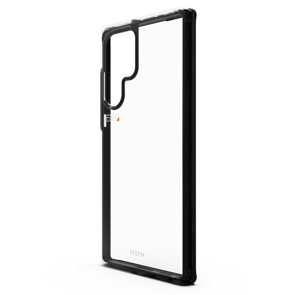EFM Aspen Case Armour with D3O 5G Signal Plus - For Samsung Galaxy S22 Ultra (6.8) - Slate Clear