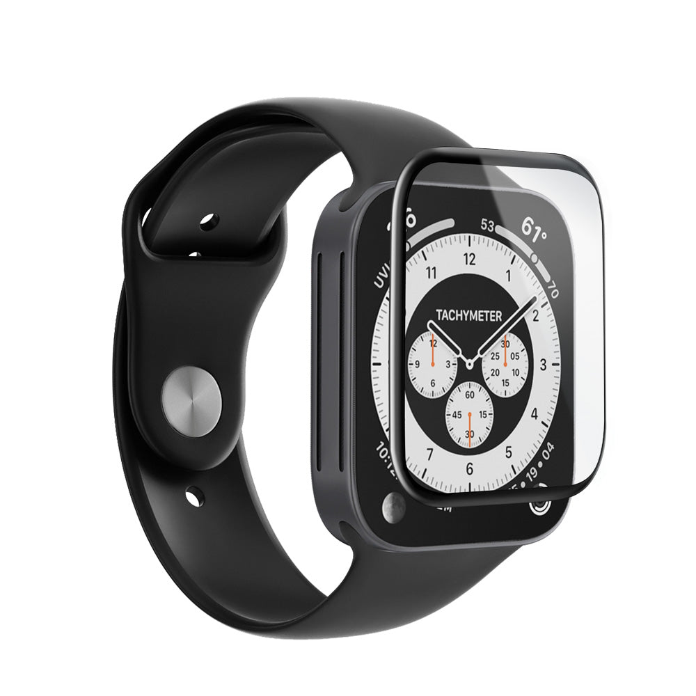 EFM FlexiGlass Screen Armour - Twin-Pack - For Apple Watch Series 7/8/9 (41 mm)
