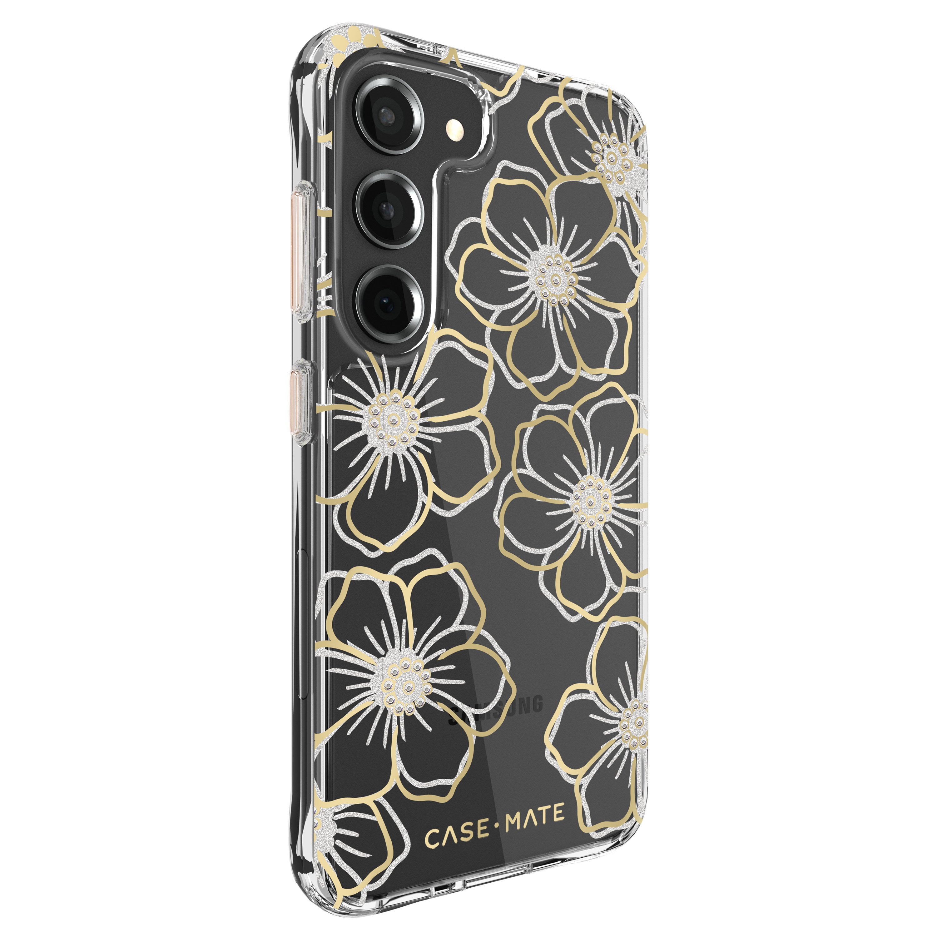 Case-Mate Floral Gems Antimicrobial Case - For Samsung Galaxy S23