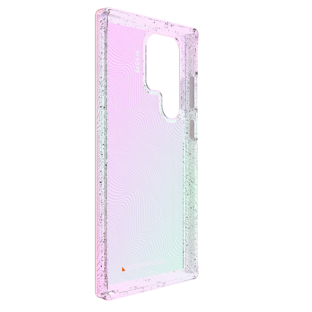 EFM Aspen Case Armour with D3O Crystalex - For Samsung Galaxy S23 Ultra - Glitter Pearl