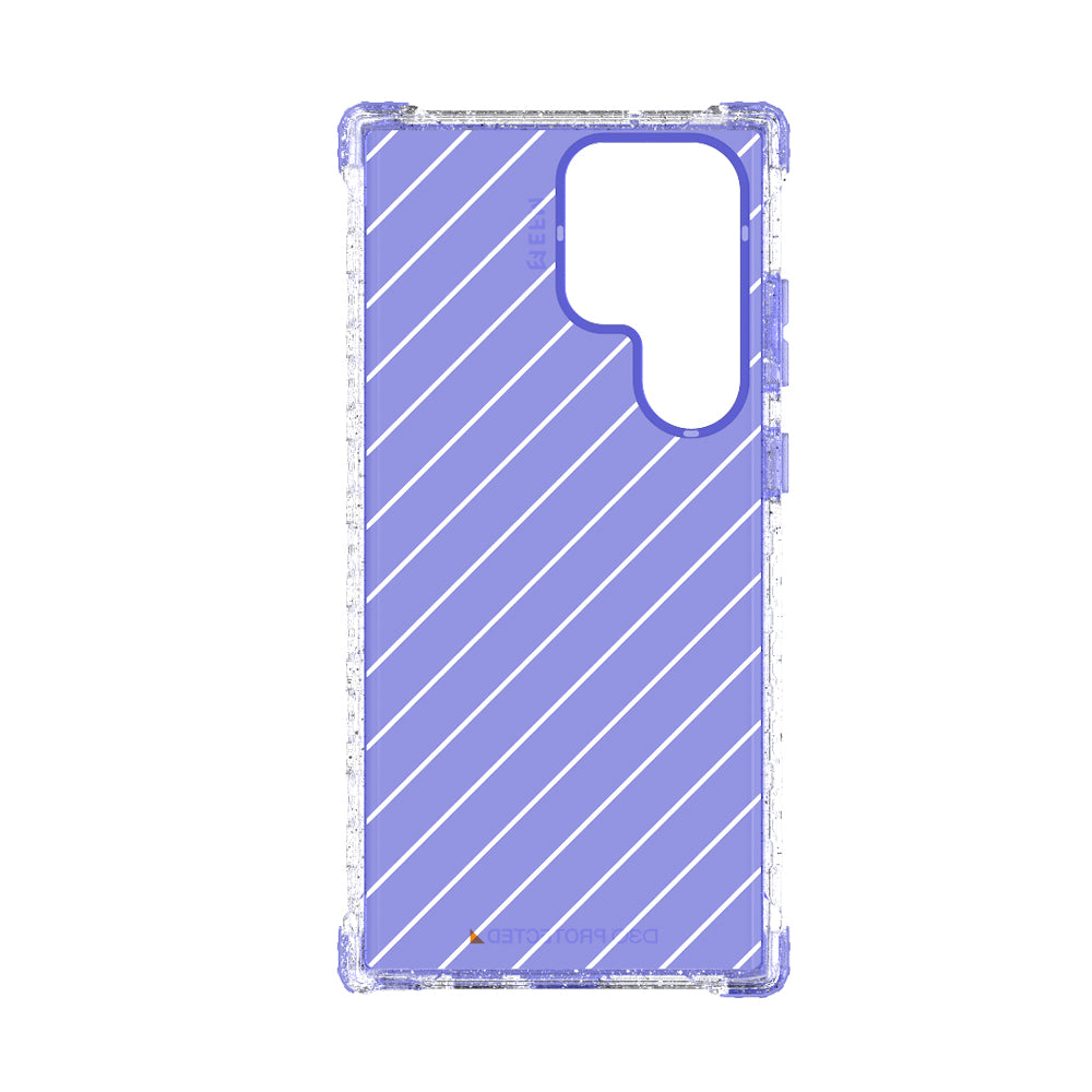 EFM Dakar Case Armour with D3O Crystalex - For Samsung Galaxy S23 Ultra - Glitter Violet