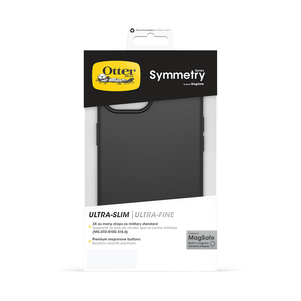 Otterbox Symmetry Plus MagSafe Case - For iPhone 16e/15/14/13 - Black