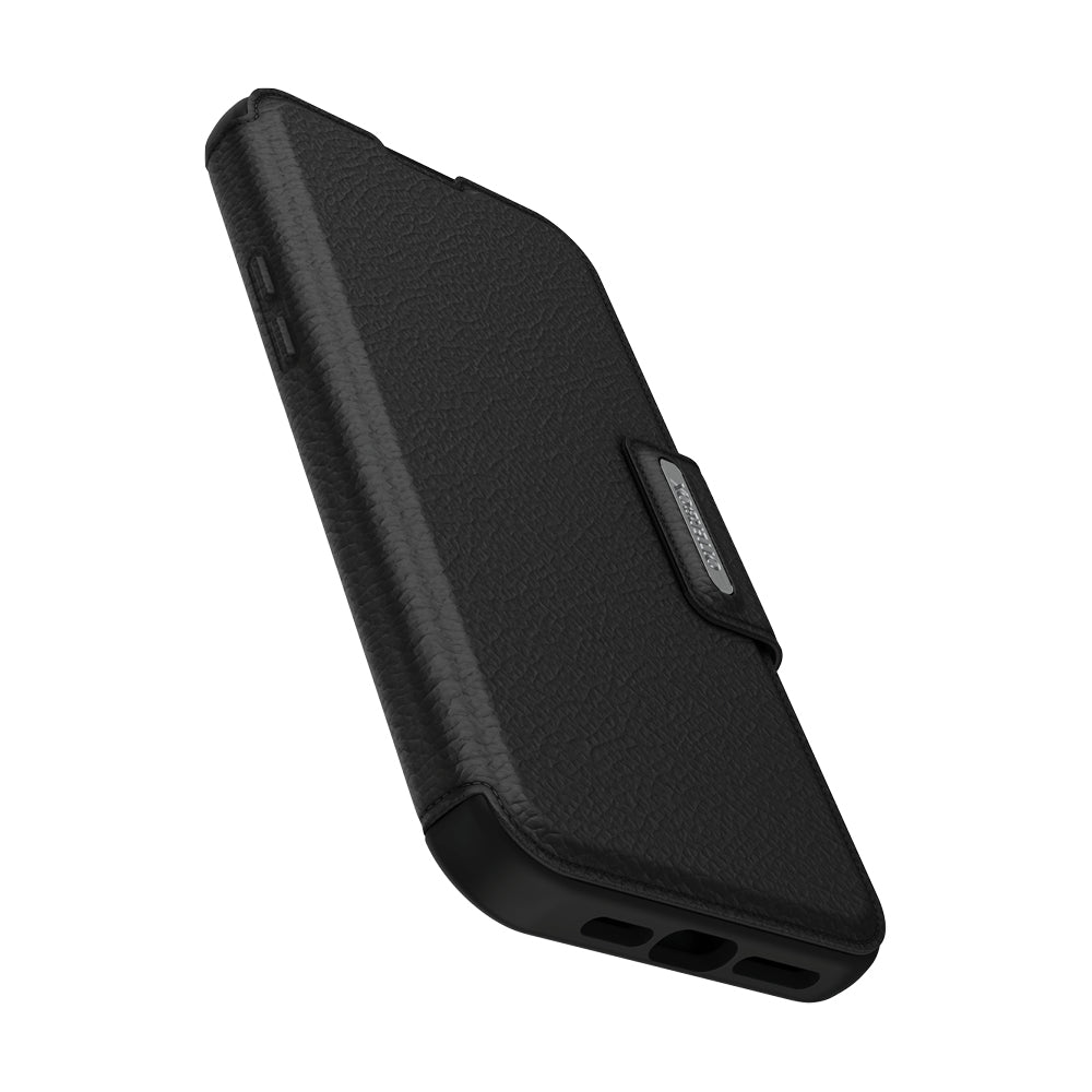 Otterbox Strada Folio MagSafe Case - For iPhone 15 Plus - Shadow