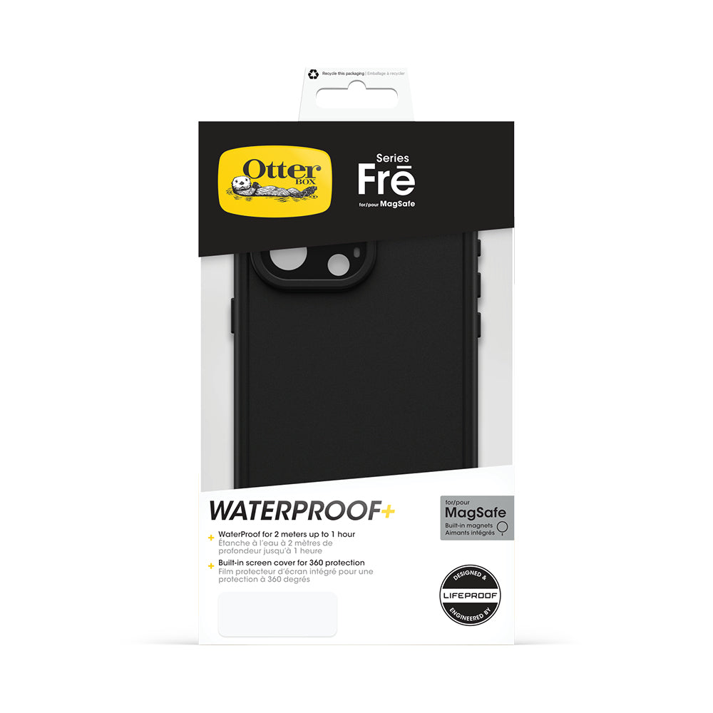 Otterbox Fre MagSafe Case - For iPhone 15 Pro Max - Black