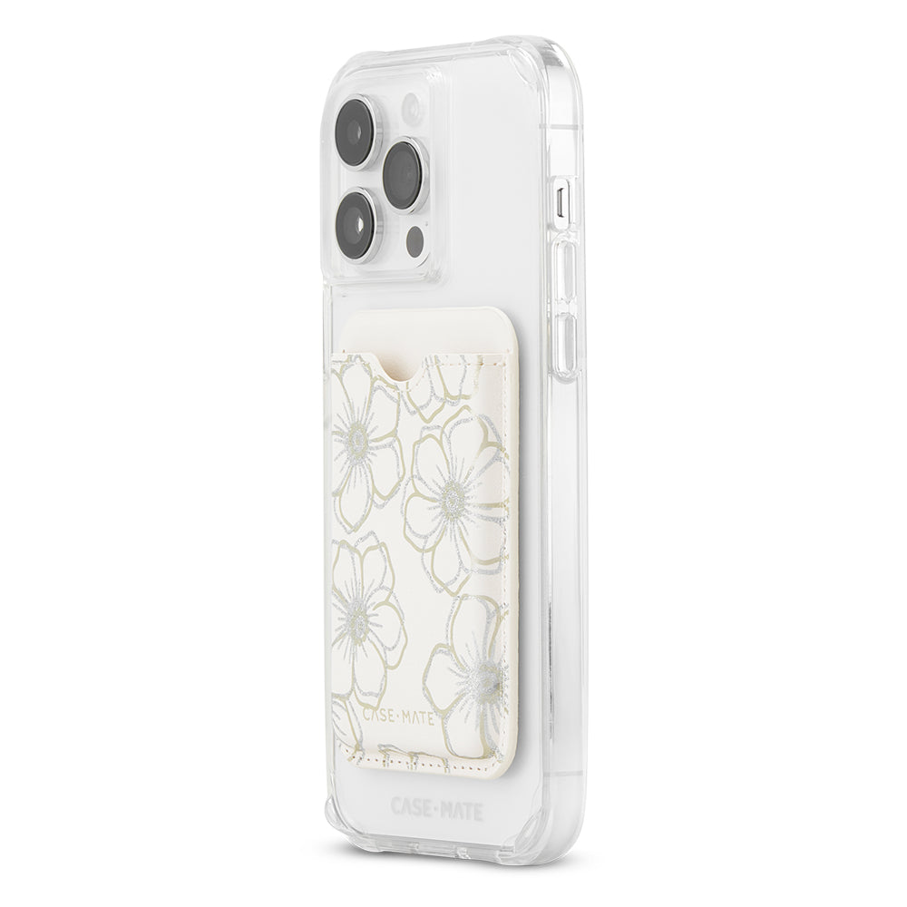 Case-Mate Magnetic Card Holder - For MagSafe - Floral Gems