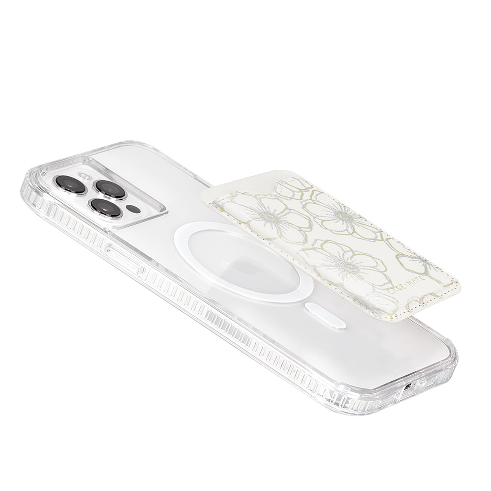 Case-Mate Magnetic Card Holder - For MagSafe - Floral Gems