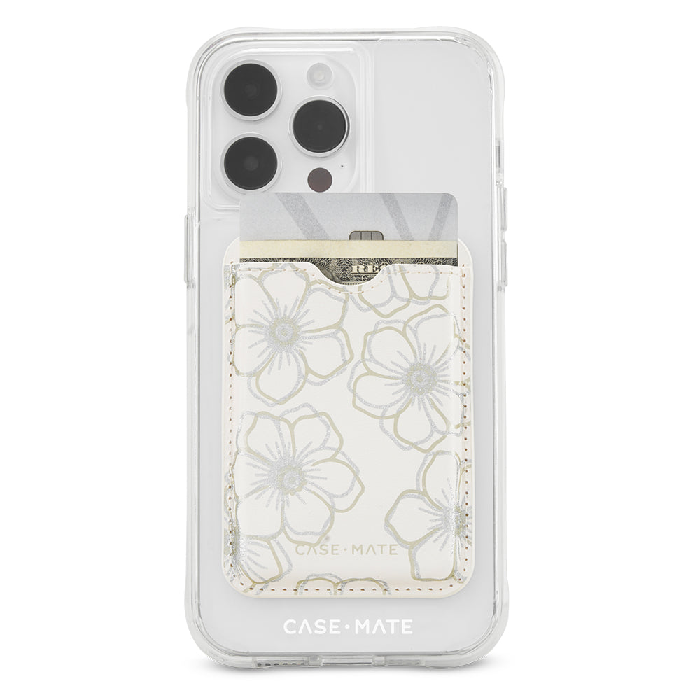 Case-Mate Magnetic Card Holder - For MagSafe - Floral Gems