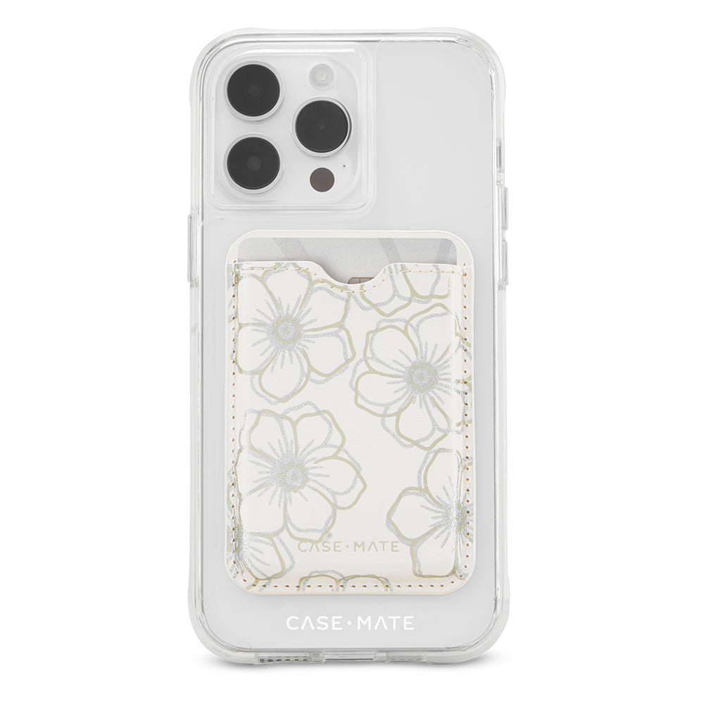 Case-Mate Magnetic Card Holder - For MagSafe - Floral Gems