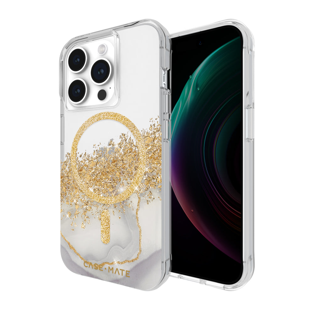 Case-Mate Karat MagSafe Case - For iPhone 15 Pro - Marble