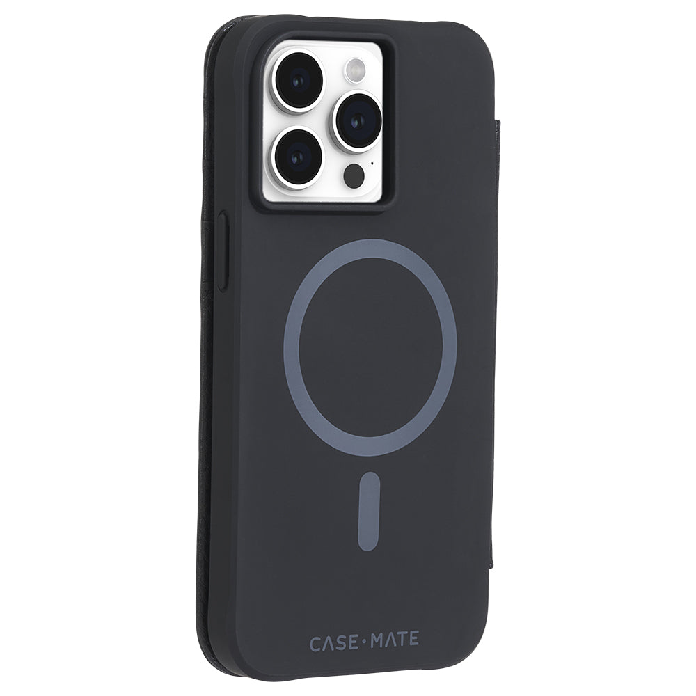 Case-Mate Wallet Folio MagSafe Case - For iPhone 15 Pro Max - Black
