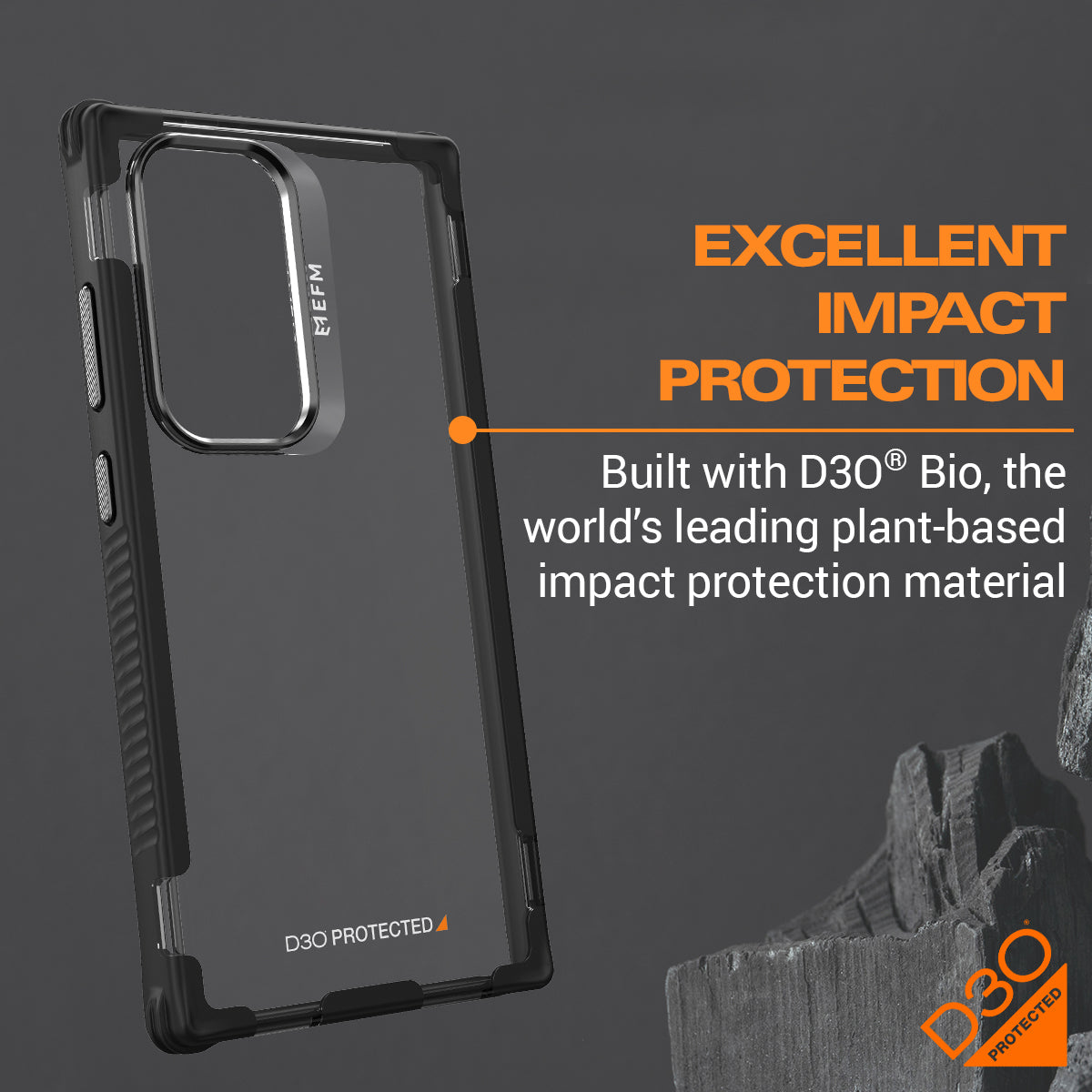 EFM Cayman Case Armour with D3O BIO - For Samsung Galaxy S24 Ultra