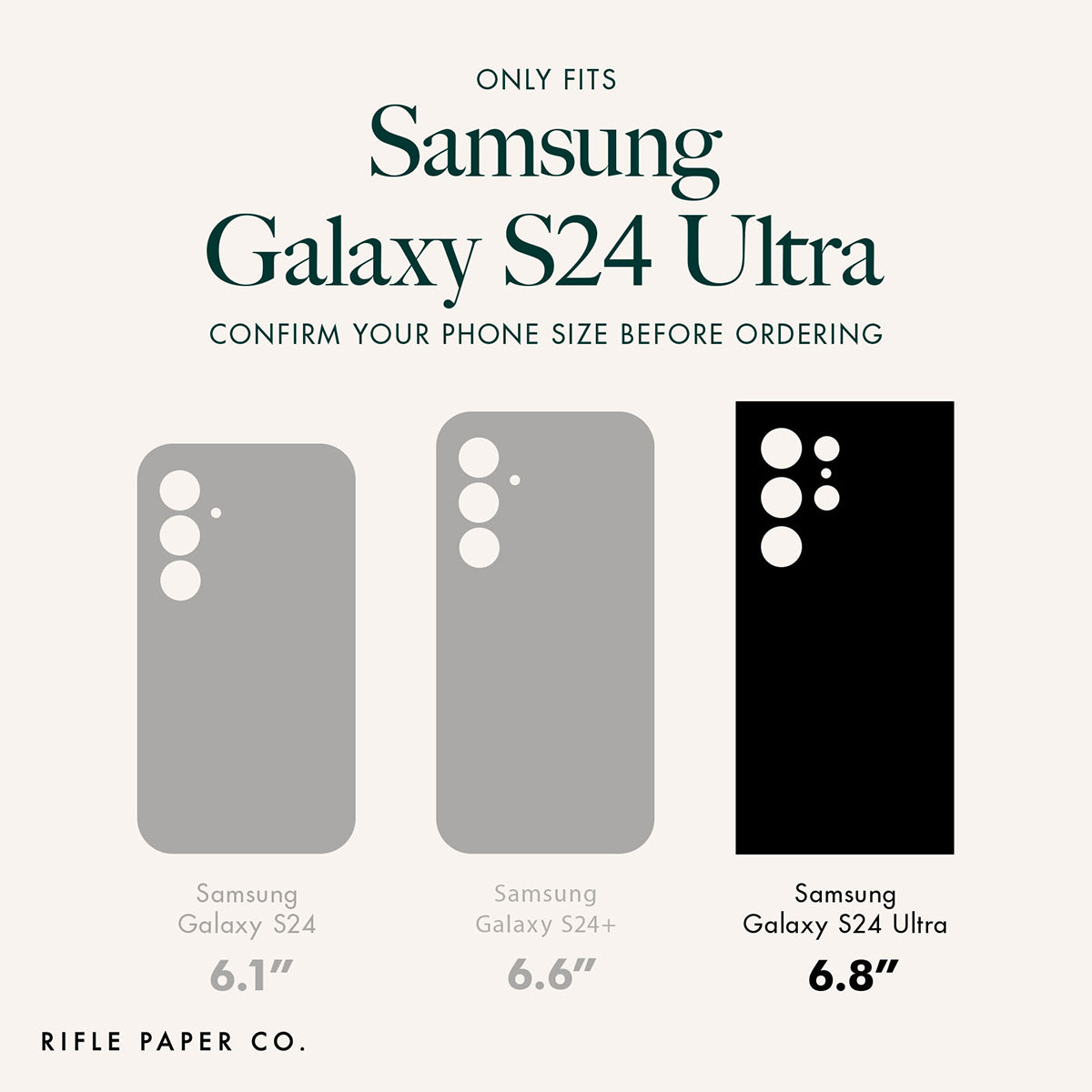 Case-Mate Rifle Paper Co Case - For Samsung Galaxy S24 Ultra - Petite Fleurs