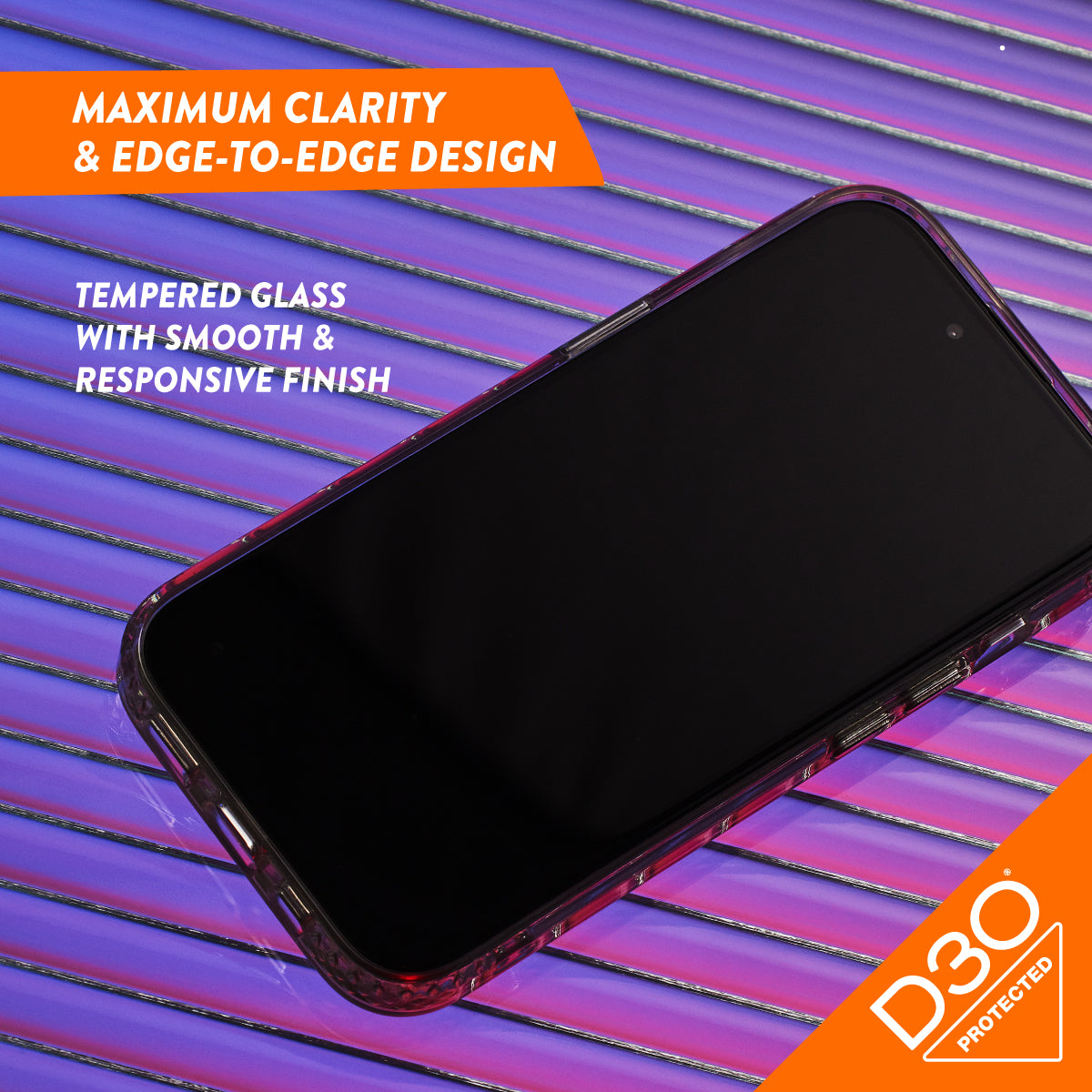 EFM ScreenSafe Glass with D3O Screen Armour - For iPhone 15