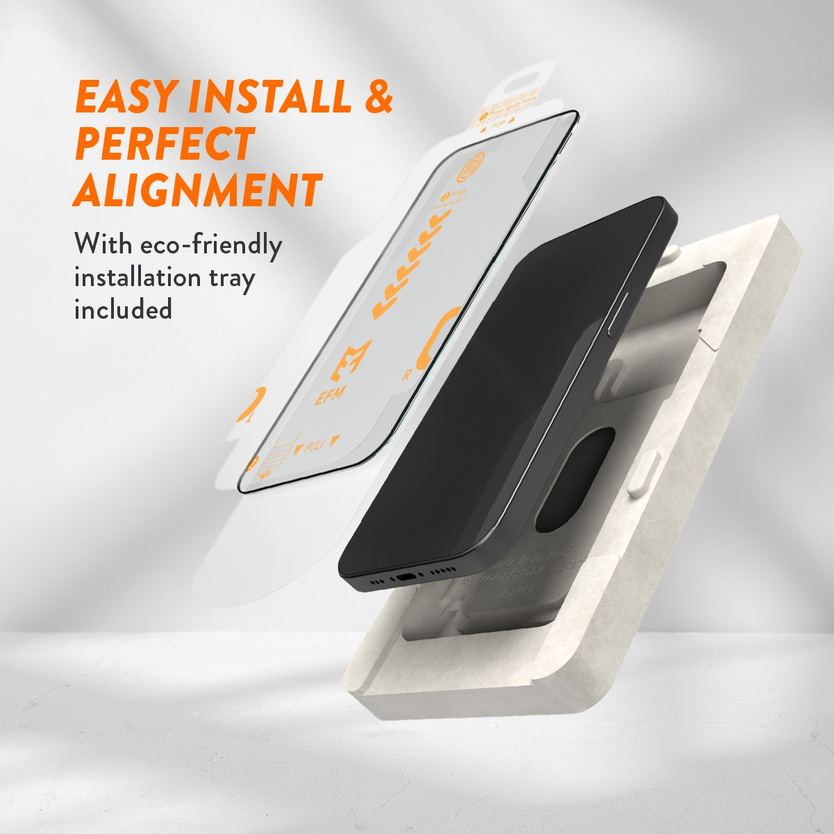 EFM Impact Glass Screen Armour - For iPhone 15 Pro Max