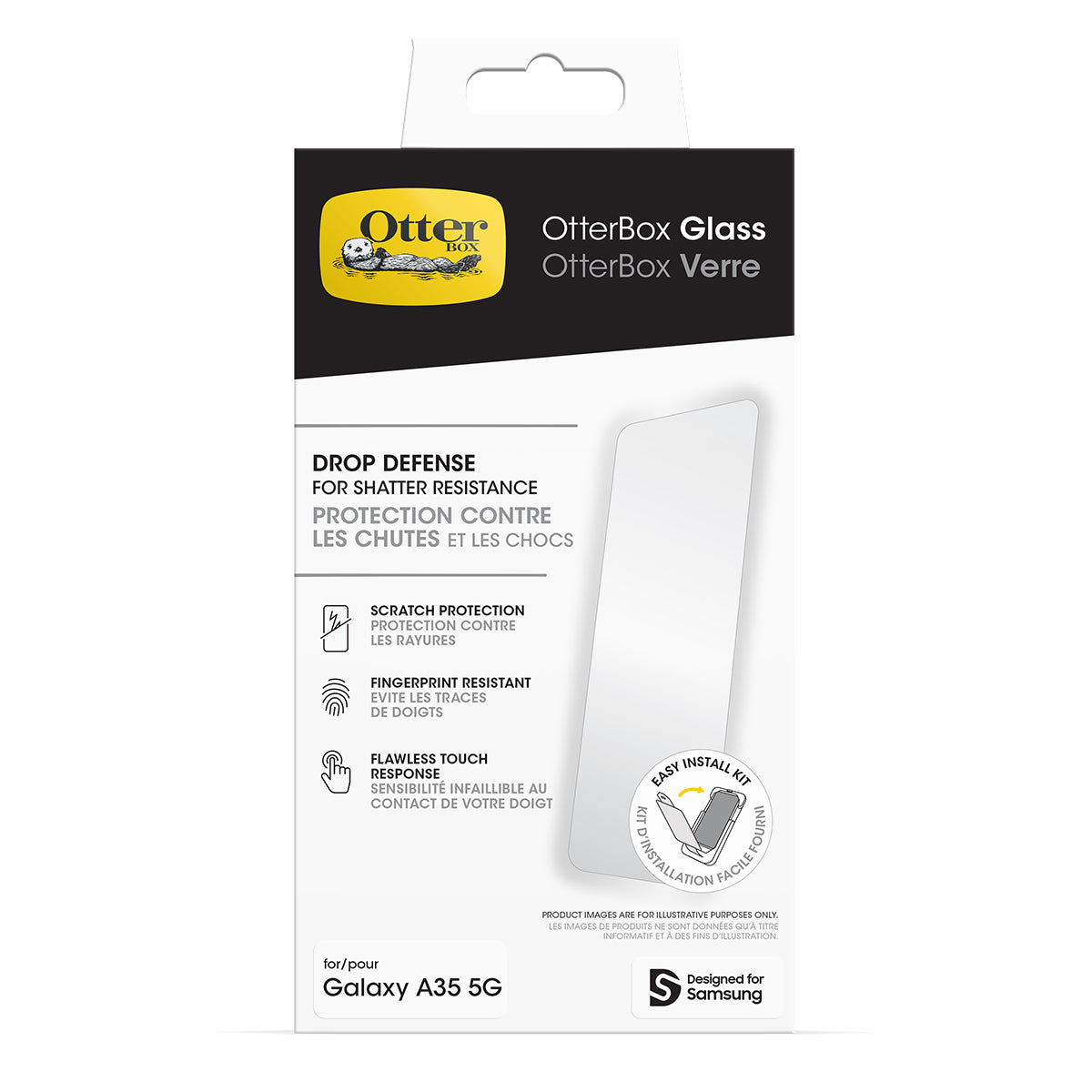 Otterbox Trusted Glass - for Samsung Galaxy A35 - Clear