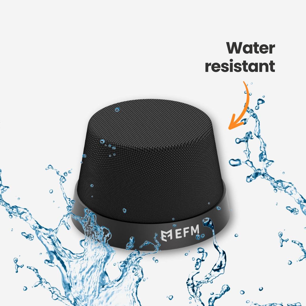 EFM Cloudbreak Mag Bluetooth Speaker - With MagSafe Compatibility - Black