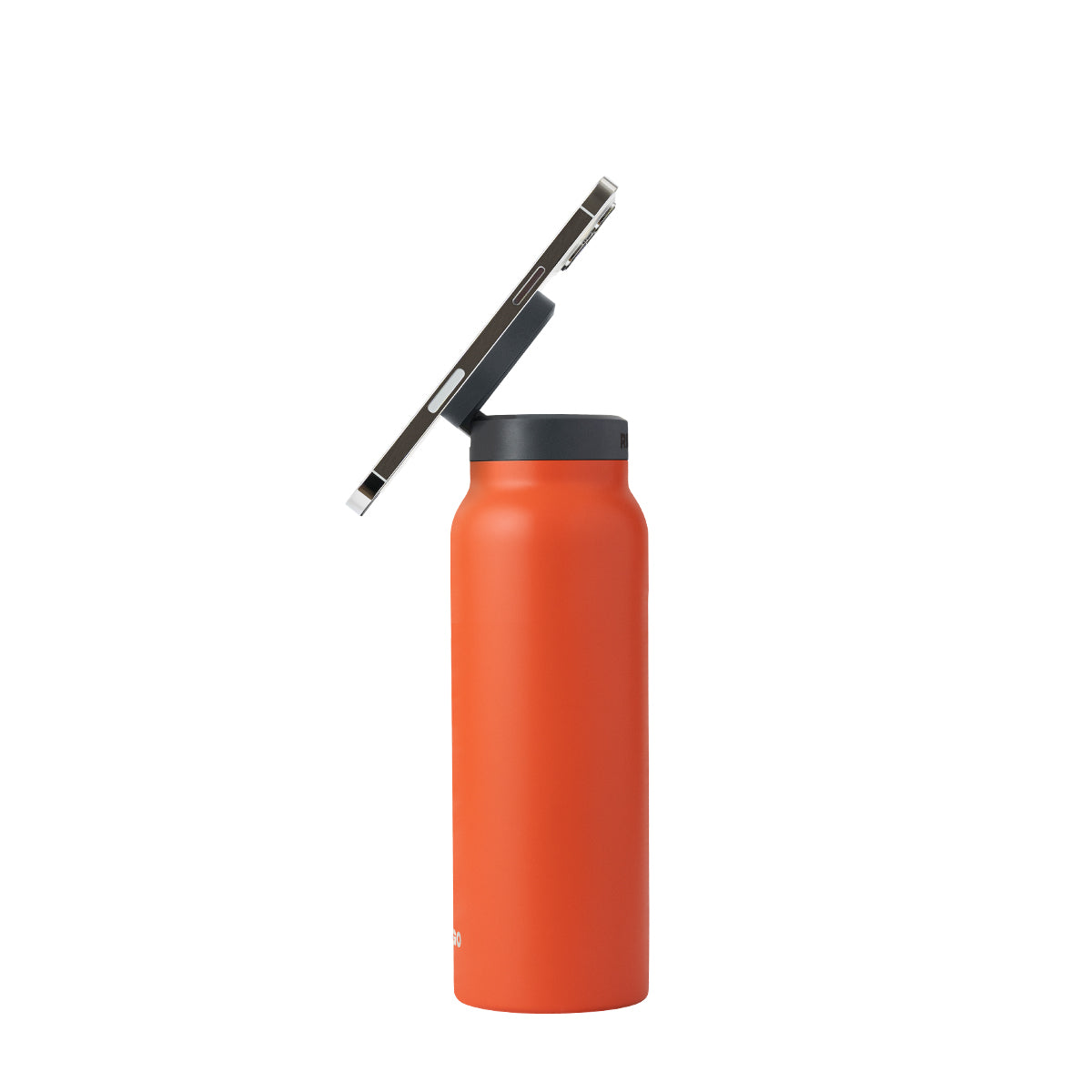 Ringo Water Bottle - with Magnetic Phone Mount - Orange 710ml (24oz)