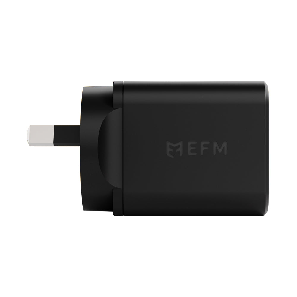EFM ECO 40W Dual Port Wall Charger - With GaN, Power Delivery and PPS
