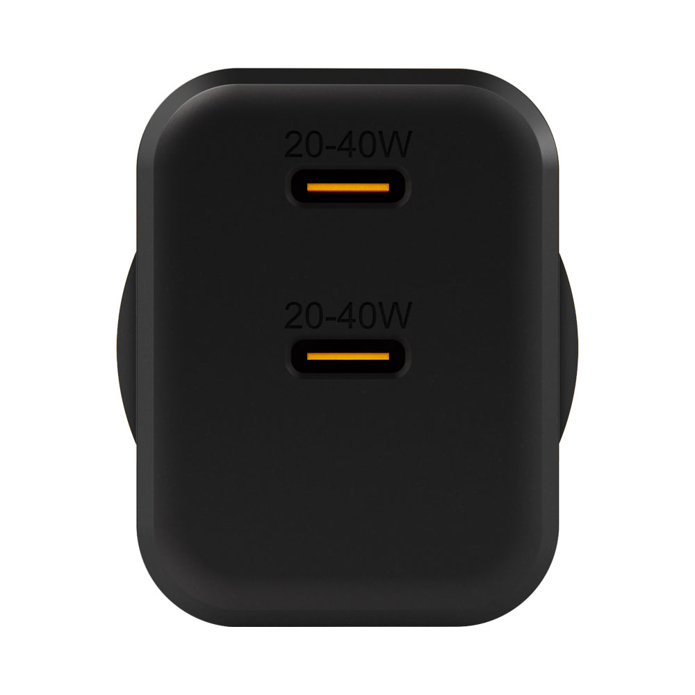EFM ECO 40W Dual Port Wall Charger - With GaN, Power Delivery and PPS