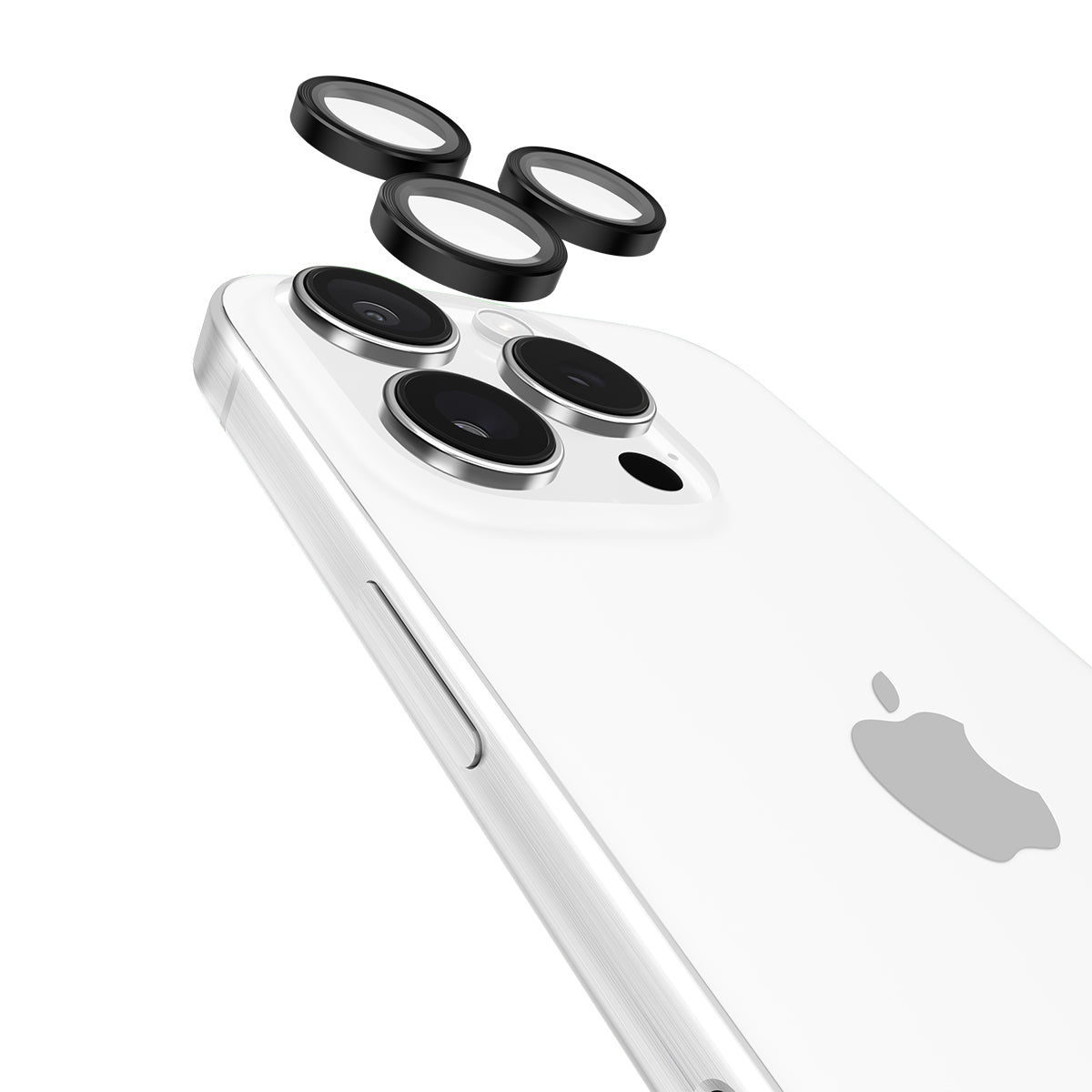 Case-Mate Aluminum Ring Lens Protector - For iPhone 16 Pro / 16 Pro Max - Black