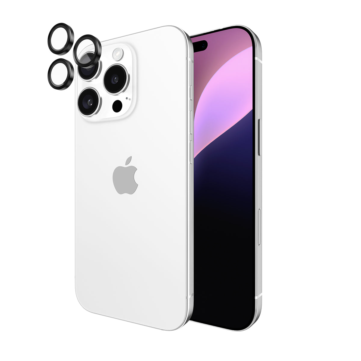 Case-Mate Aluminum Ring Lens Protector - For iPhone 16 Pro / 16 Pro Max - Black