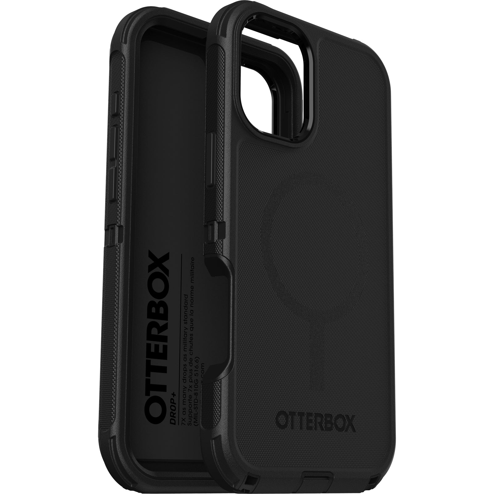 OtterBox Defender MagSafe Case - For iPhone 16 Plus - Black