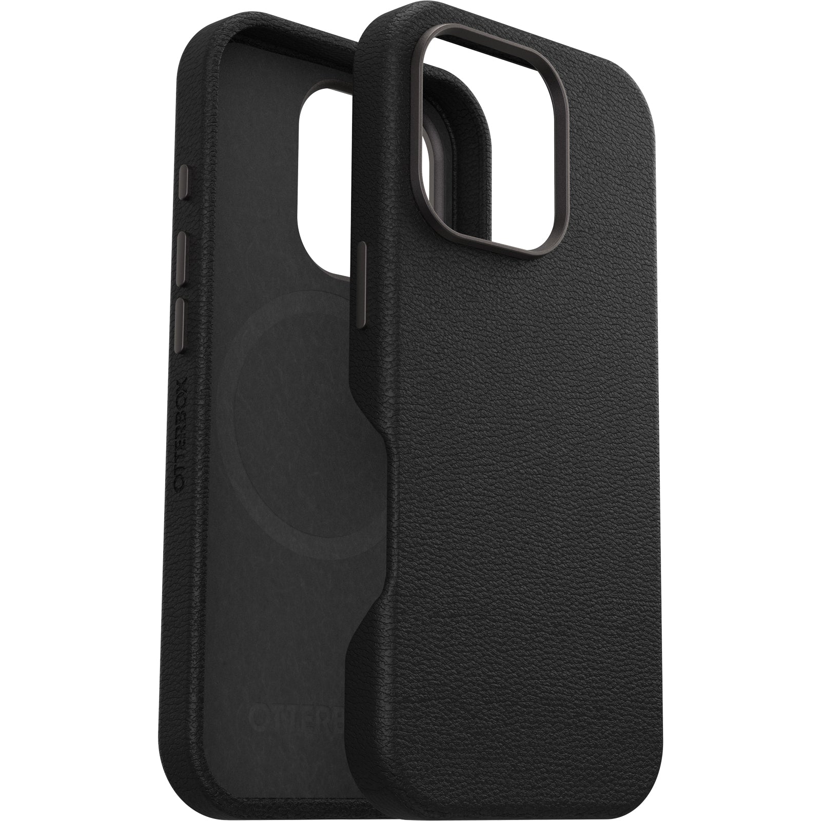 OtterBox Symmetry Cactus Leather Case - For iPhone 16 Pro - Noir Ash