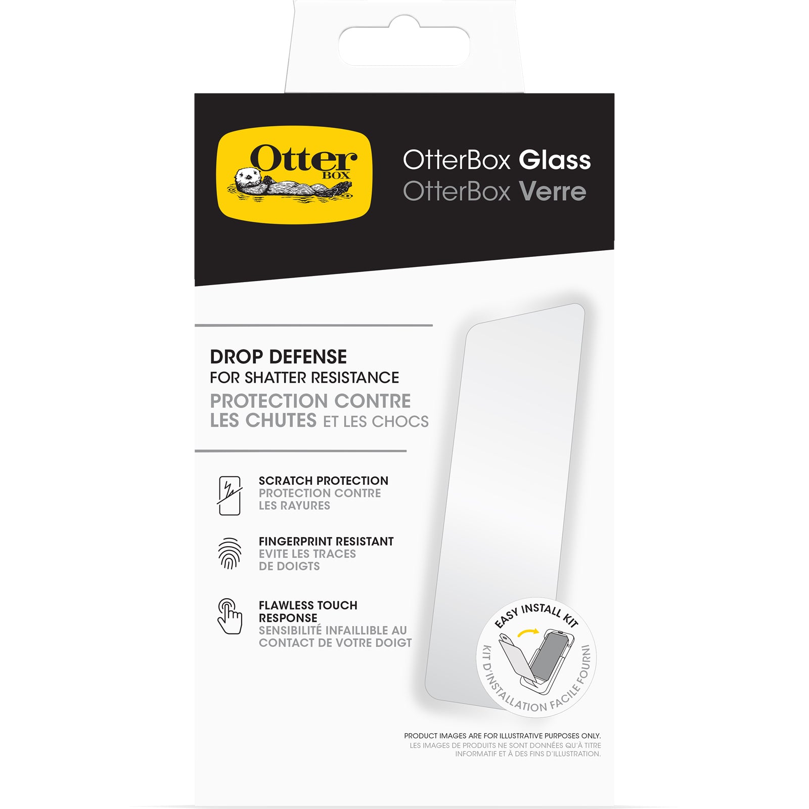 OtterBox Glass Screen Protector - For iPhone 16 Pro Max - Clear