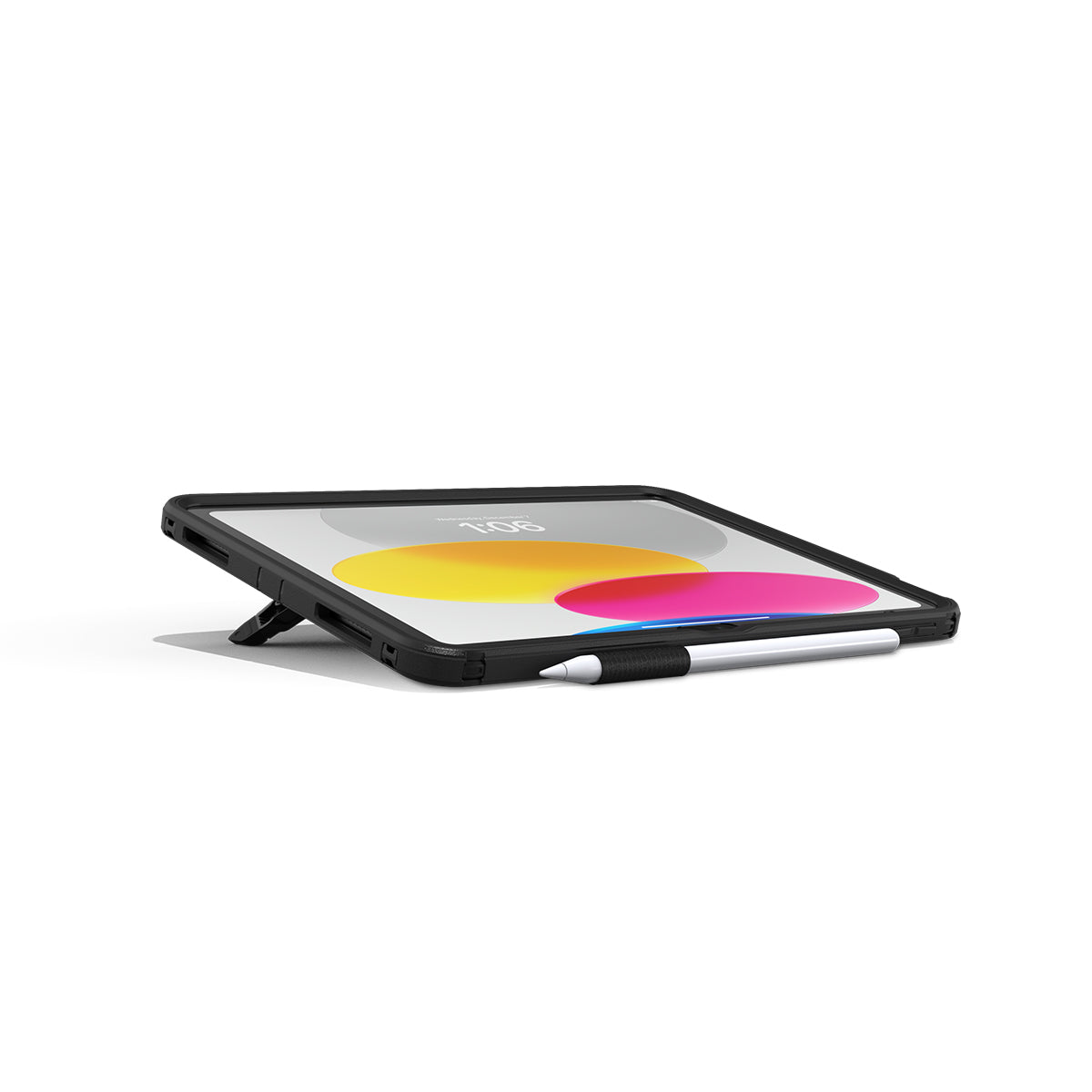 OtterBox Defender EDU Case with Kickstand and Screen Protection - For iPad A16 & 10th Gen 10.9" (No Retail Packaging) - Black
