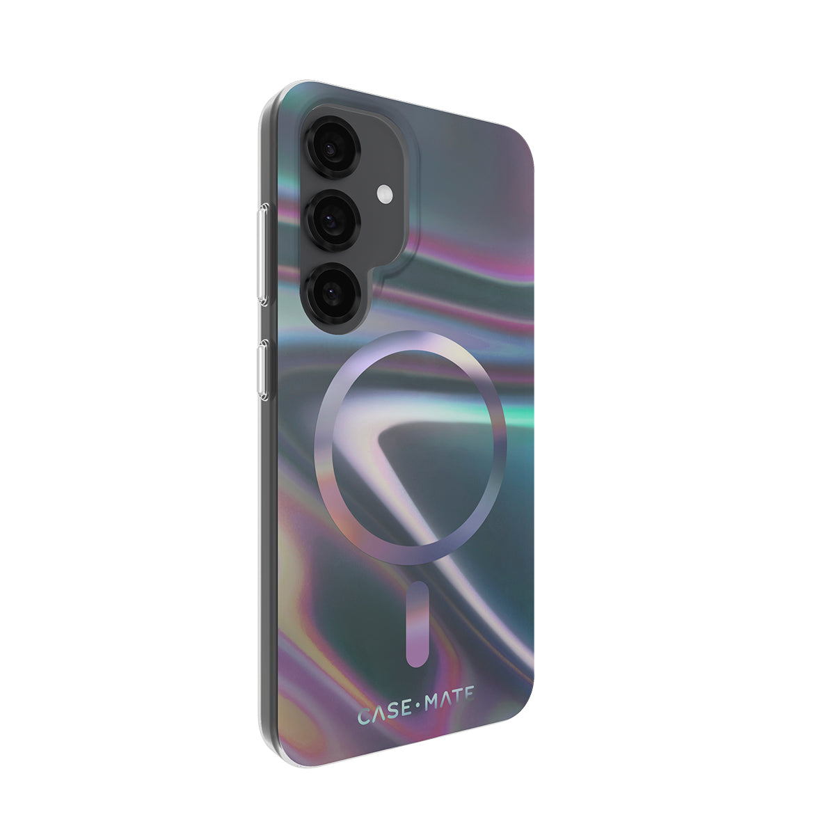 Case-Mate Soap Bubble Case - For Samsung Galaxy S25 - Iridescent w/ Magnet