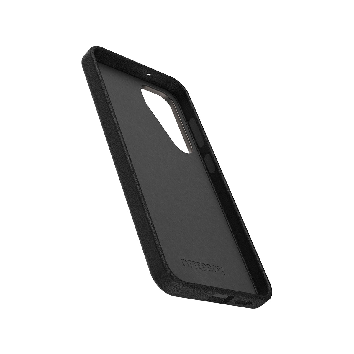 OtterBox Symmetry Cactus Leather Case - For Samsung Galaxy S25+ - Noir Ash