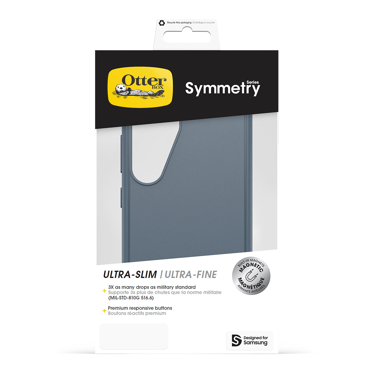 OtterBox Symmetry Mag Case - For Samsung Galaxy S25 - Bluetiful