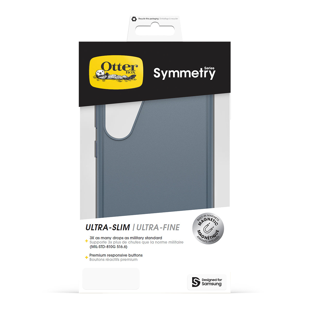 OtterBox Symmetry Mag Case - For Samsung Galaxy S25+ - Bluetiful