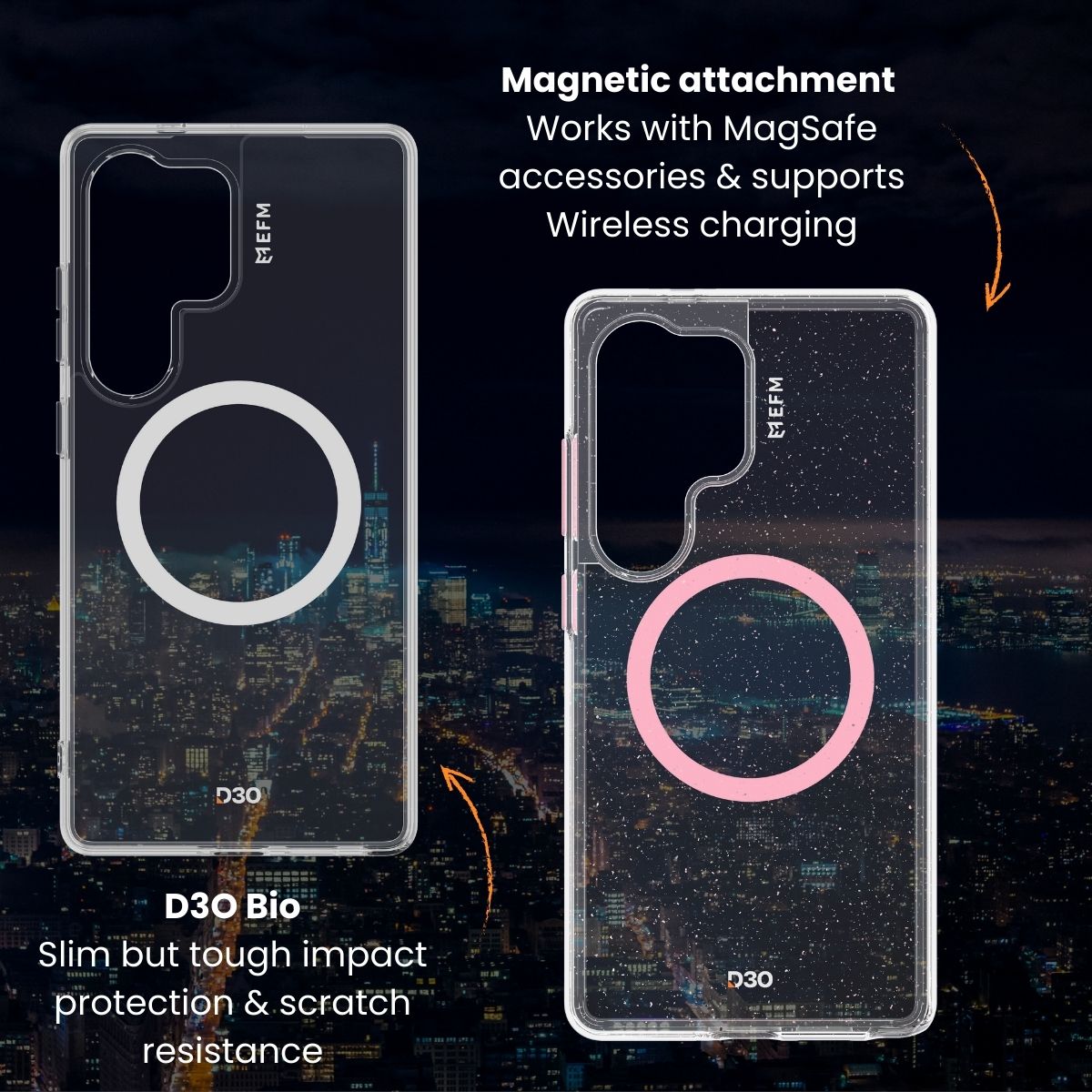 EFM Aspen Case with D3O BIO - For Samsung Galaxy S25 Ultra - Soft Pink
