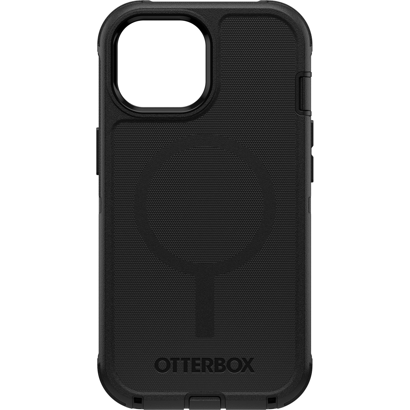 OtterBox Defender MagSafe Case - For iPhone 16e/15/14/13 - Black (No Retail Packaging)