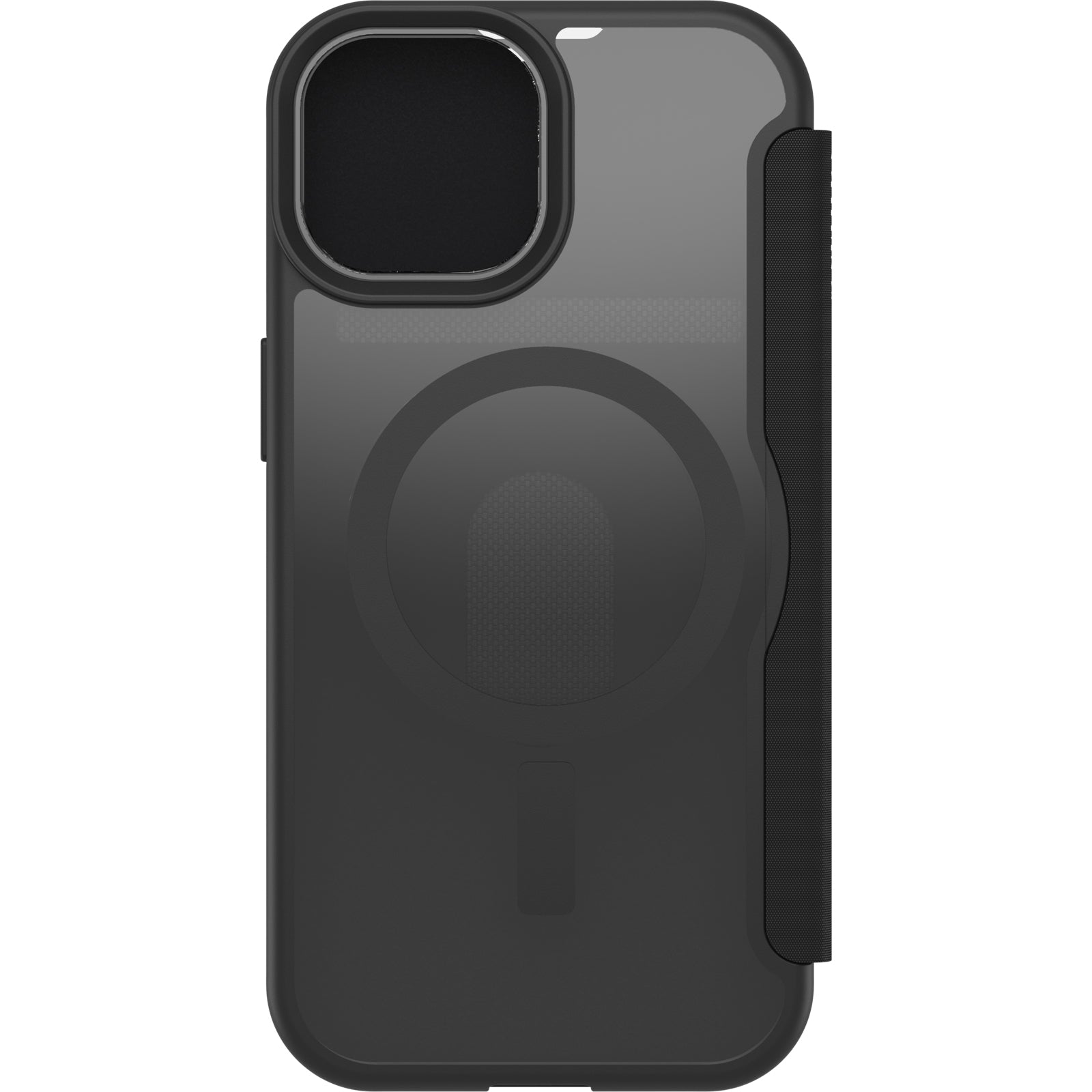 OtterBox React Folio MagSafe Case - For iPhone 16e/15/14/13 - Black Crystal