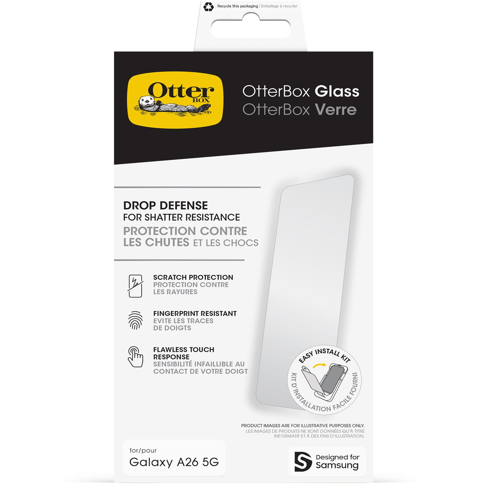 Otterbox Trusted Glass Screen Protector - For Samsung A26 5G