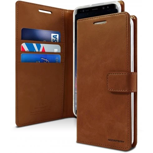 Mercury Blue Moon Diary Samsung Note 8 - Brown