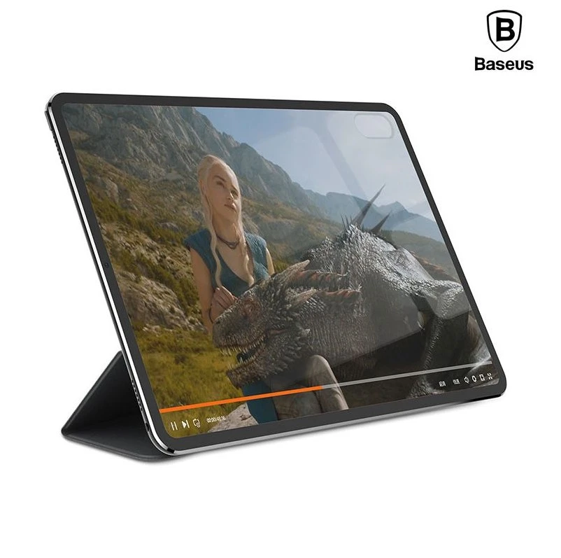 Baseus Simplism Y-Type Leather Case For Pad Pro 12.9inch (2018) Black