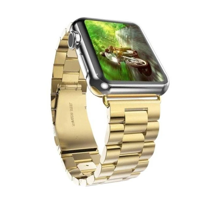 Mercury Apple Metal Watch Band for 40mm - Gold