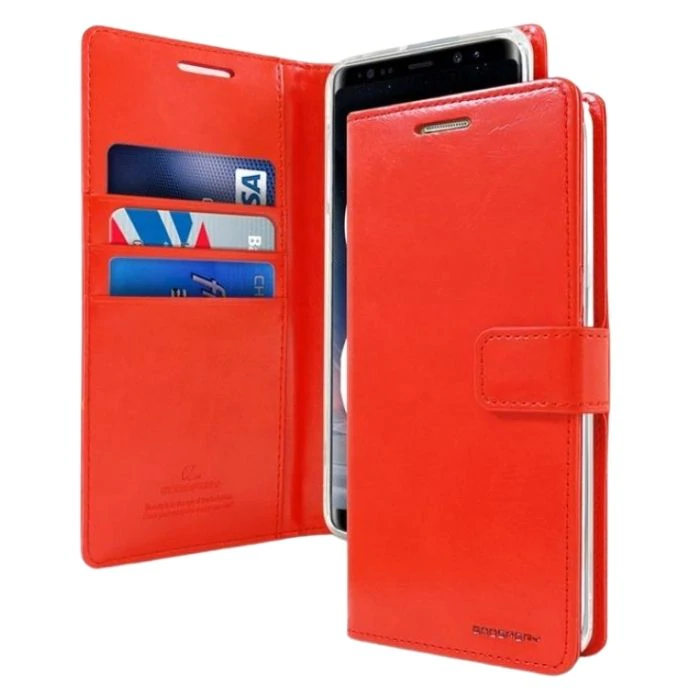 Mercury Blue Moon Diary Case for Samsung Galaxy S22 Plus - Red
