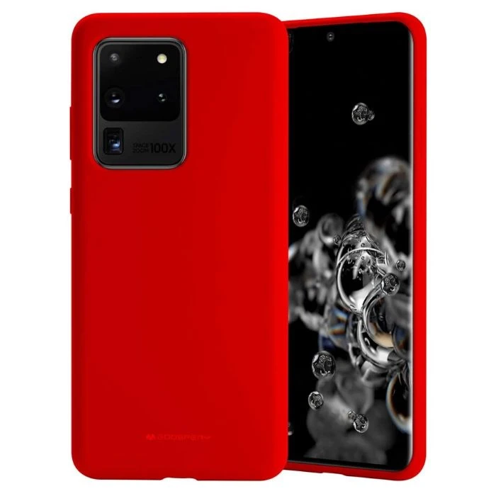 Mercury Silicone Case for Samsung Galaxy S20 Ultra - Red