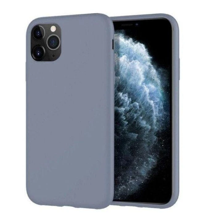 Mercury Silicone Case for iPhone 12/12 Pro - Lavender Gray
