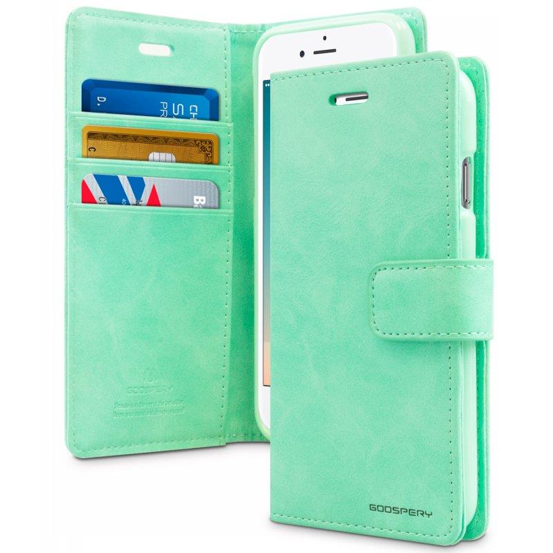Mercury Blue Moon Diary iPhone 6/6s Plus Case - Mint