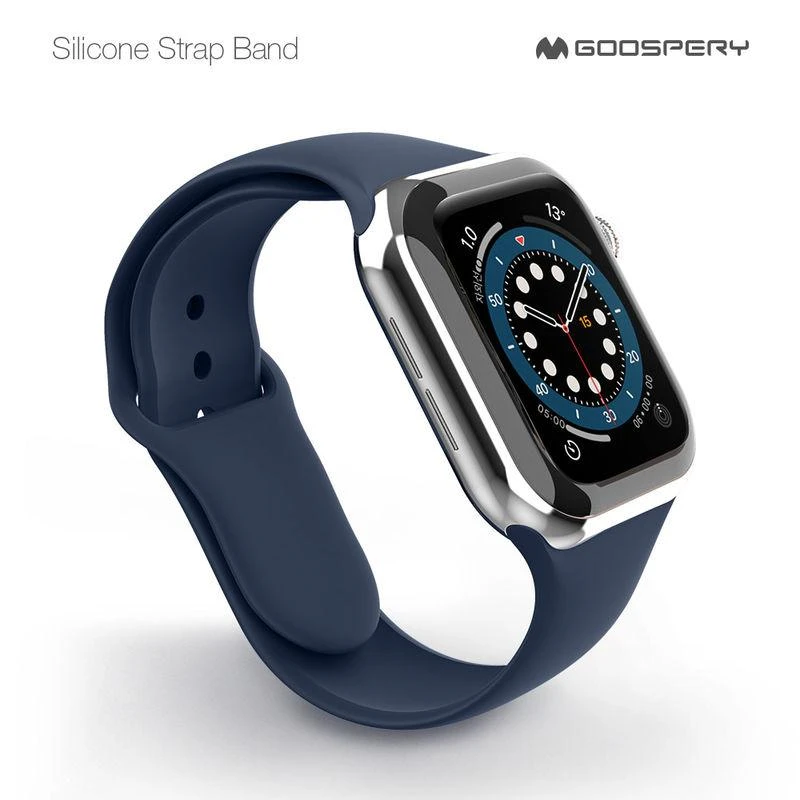 Mercury Apple Silicone Watch Band for 42mm - Red